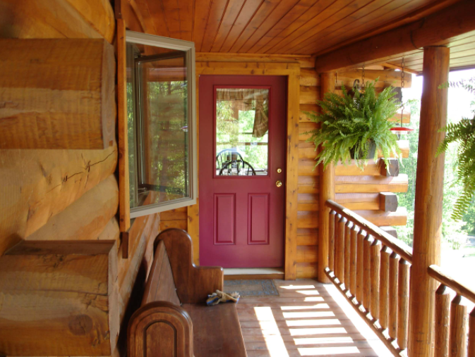 Custom Log Cabin House