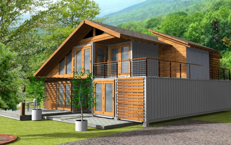 Shipping container home concept
