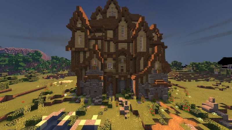 rustic medieval minecraft house