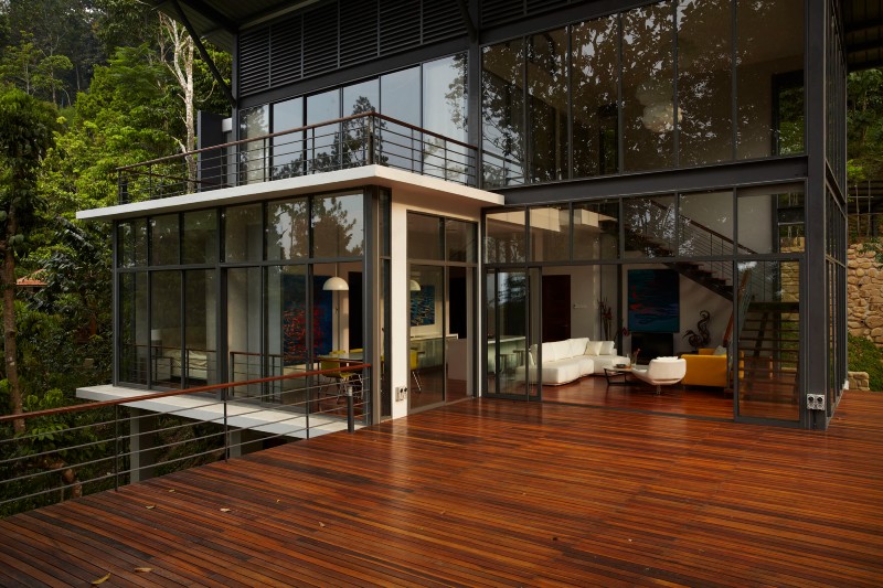 modern deck house