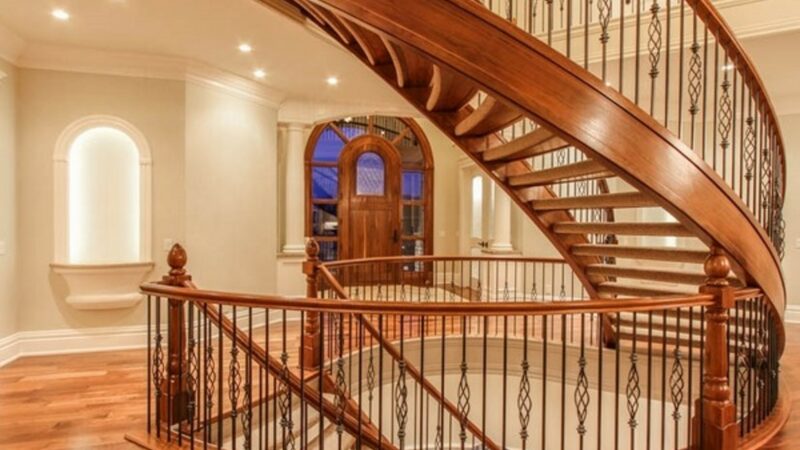 Wood Spiral Staircase Designs