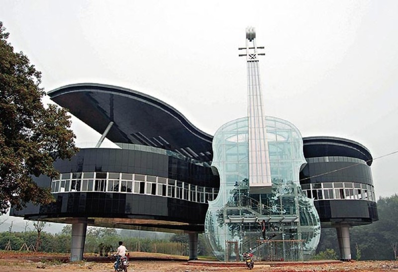 The piano house in china