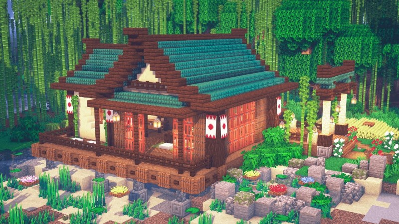 minecraft japanese house