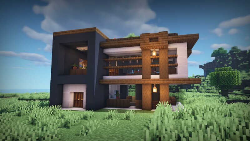 Modern Minecraft House Design
