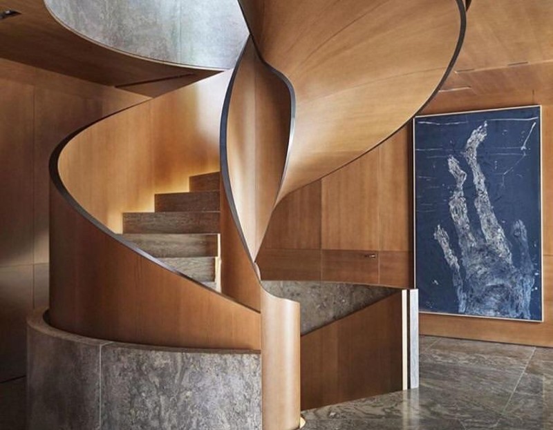 Sculptural Spiral Staircase
