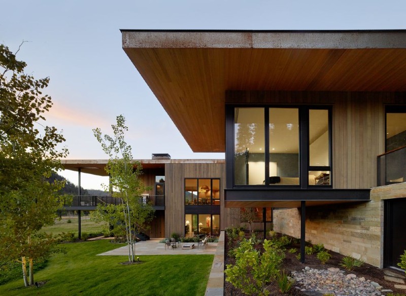 Steel Retreat Home in Montana by Carney Logan Burke Architects