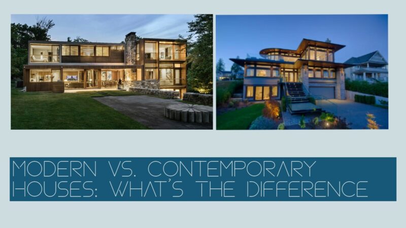 modern vs contemporary